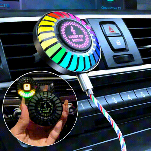 Auto Sound Pickup Light | Portable RGB Moro på farten | Luvikno