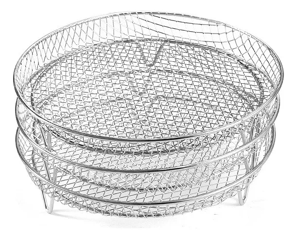 Stabelbare Air Fryer Racks | Plassbesparende steking gjort enkelt | Luvikno