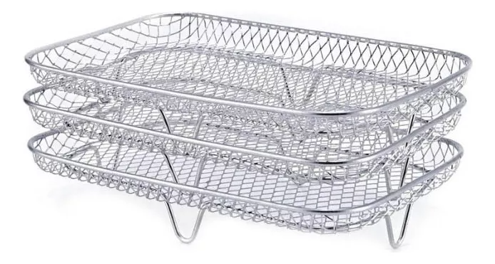 Stabelbare Air Fryer Racks | Plassbesparende steking gjort enkelt | Luvikno