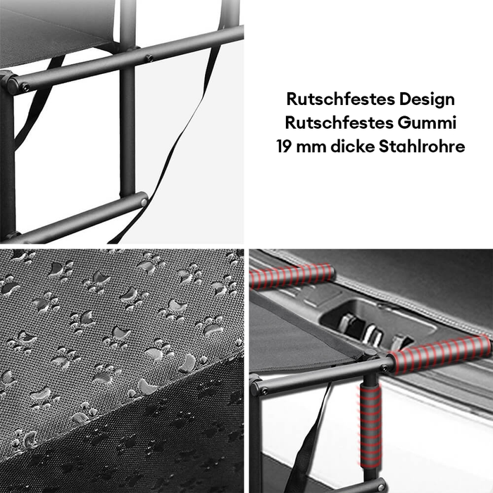 Folding Car Stair for Dogs | Safe Climbing for Puppies | Luvikno