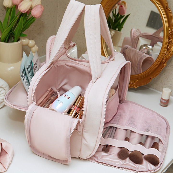 Multipurpose Toalettveske | Myk, Romslig, 4-i-1 Organisator | Luvikno