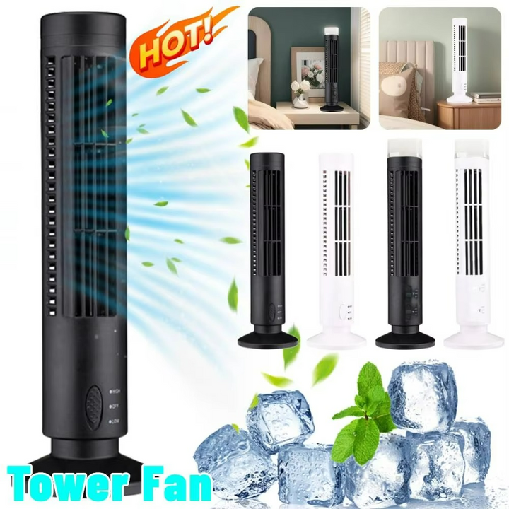 Luvikno | Brisella AirFlow Fan | Bladeless design med USB-strøm for stil og sikkerhet