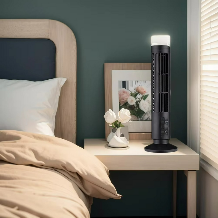 Luvikno | Brisella AirFlow Fan | Bladeless design med USB-strøm for stil og sikkerhet