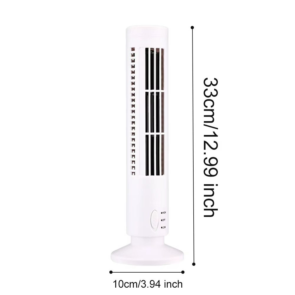 Luvikno | Brisella AirFlow Fan | Bladeless design med USB-strøm for stil og sikkerhet