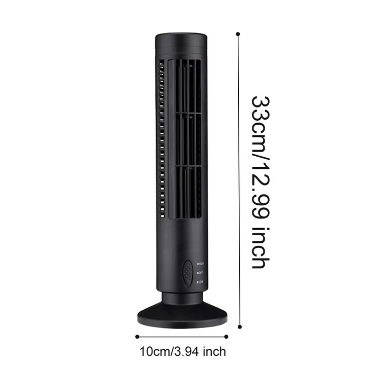 Luvikno | Brisella AirFlow Fan | Bladeless design med USB-strøm for stil og sikkerhet