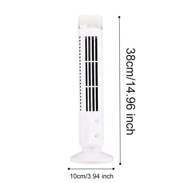 Luvikno | Brisella AirFlow Fan | Bladeless design med USB-strøm for stil og sikkerhet