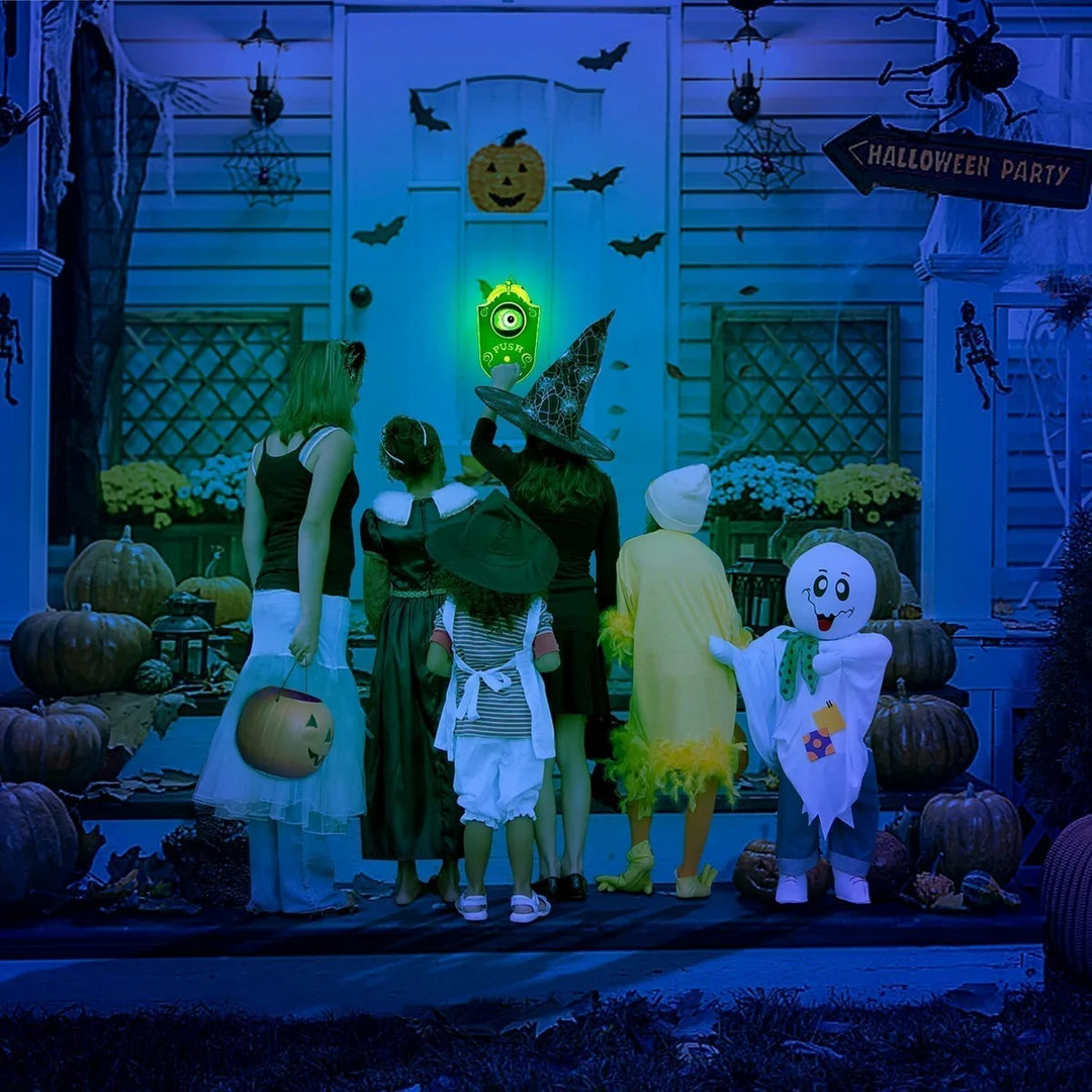 Halloween Magic Door | Forvandle inngangen din til et skummelt høydepunkt | Luvikno