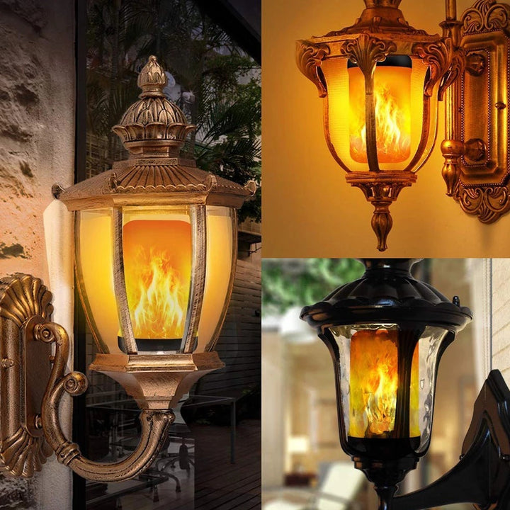 LED FLAME LIGHT PARTY LAMP - 4 MODUSER BRANN SIMULERING | Luvikno