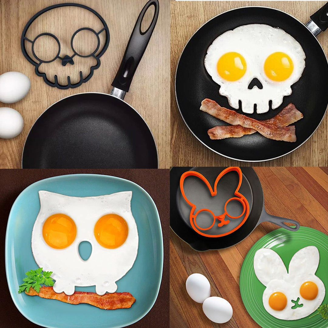 Dyremotiverte eggformer (Sett med 2) | Luvikno