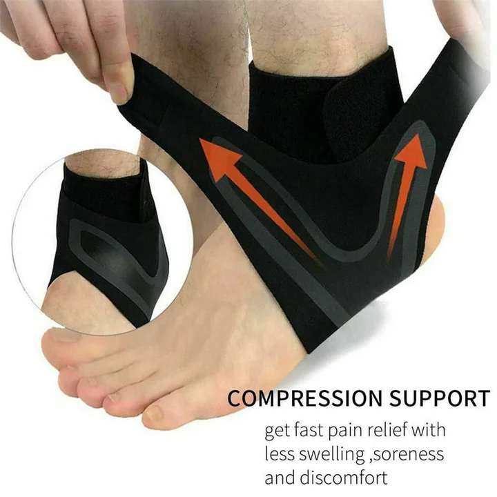 Luvikno | Ankel X Wrap Brace Support Kompresjonsmansjett
