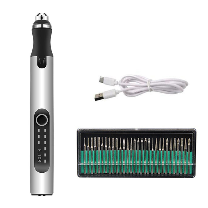 Graveringspenn - egnet for nybegynnere - brukervennlig og intuitiv - 200g. - Inkluderer USB-C hurtigladerkabel - Vekkerklokke | Luvikno