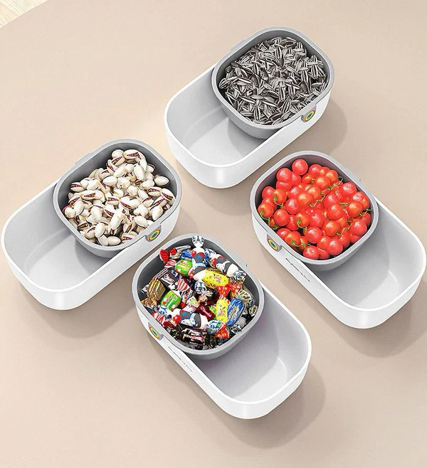 Praktisk Snackbolle | 2-lags Design for Rent Snacking | Luvikno