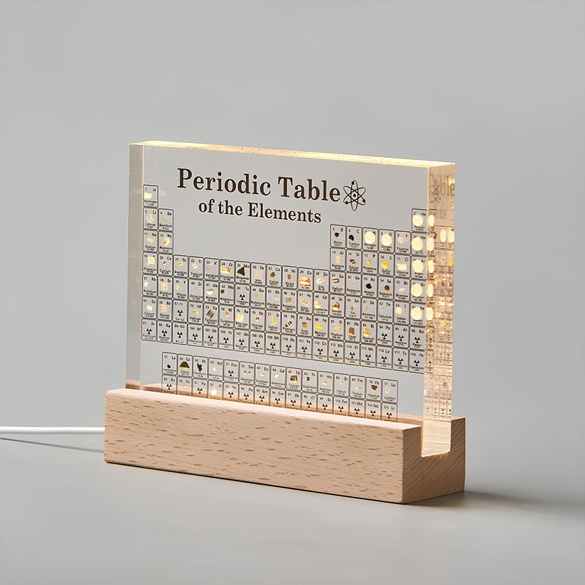 Periodisk tabell over elementer | Ekte elementer visning | Luvikno