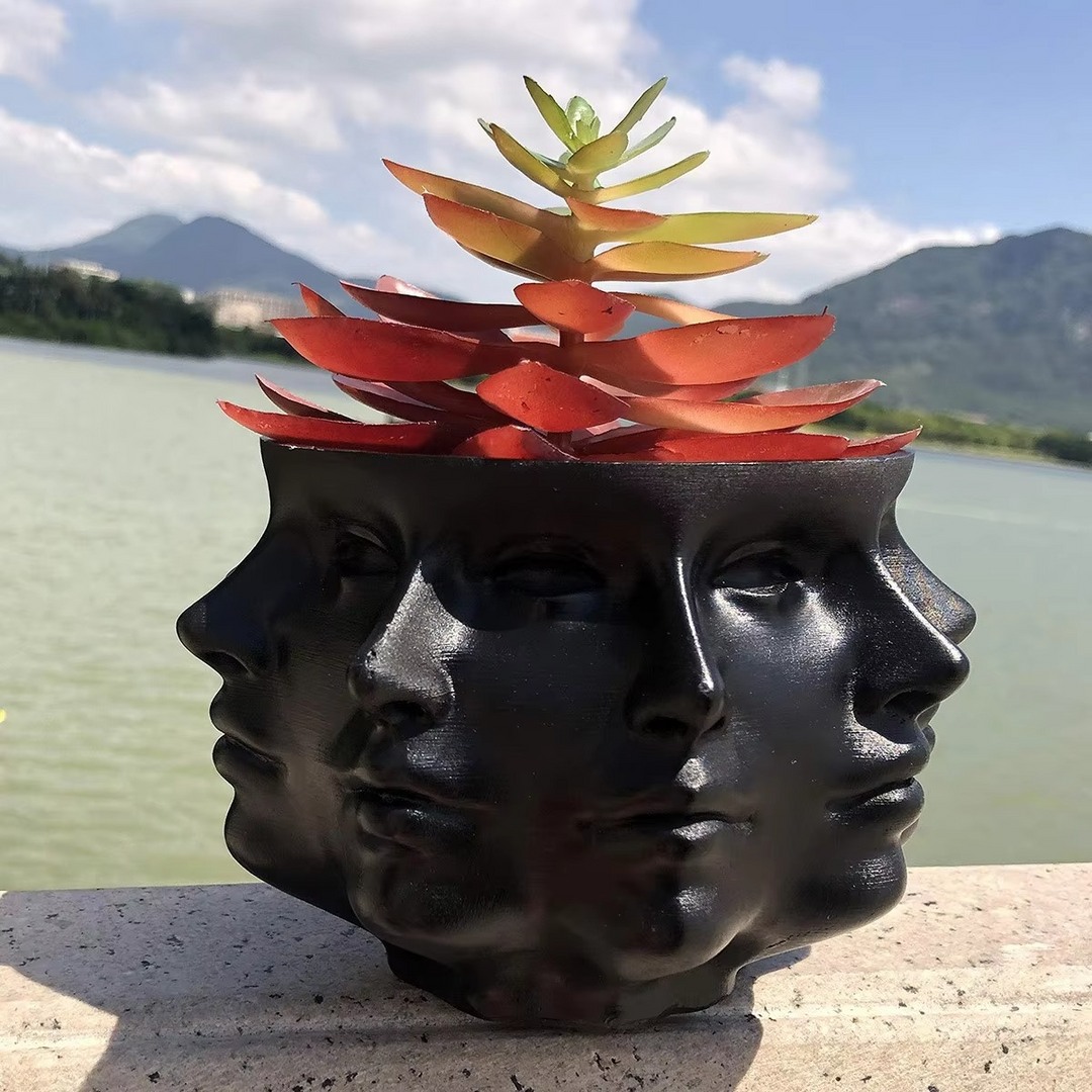 Moderne Ansiktsdesign Pot Luvikno