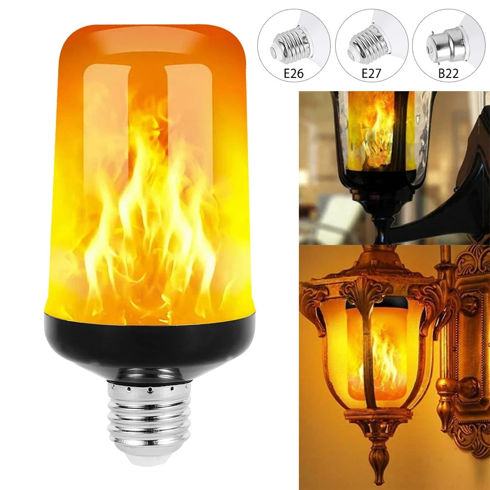 LED FLAME LIGHT PARTY LAMP - 4 MODUSER BRANN SIMULERING | Luvikno