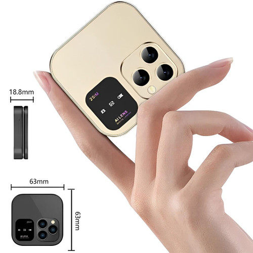 Luvikno | Sammenleggbar Flip-Telefon Dual SIM | 1,77" Skjerm | 1000 mAh | Micro USB