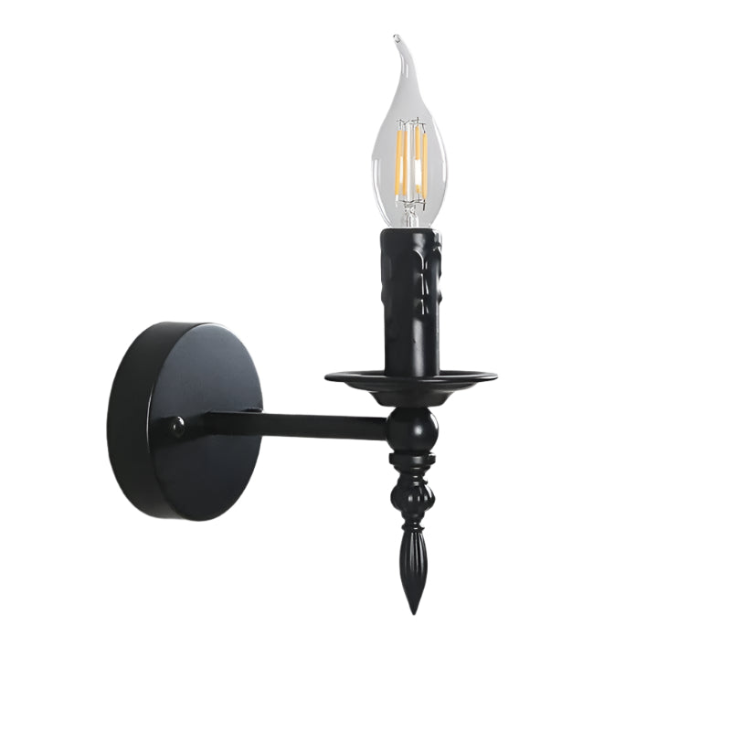 Elegant svart vegglampe Luvikno