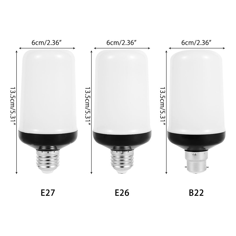 LED FLAME LIGHT PARTY LAMP - 4 MODUSER BRANN SIMULERING | Luvikno
