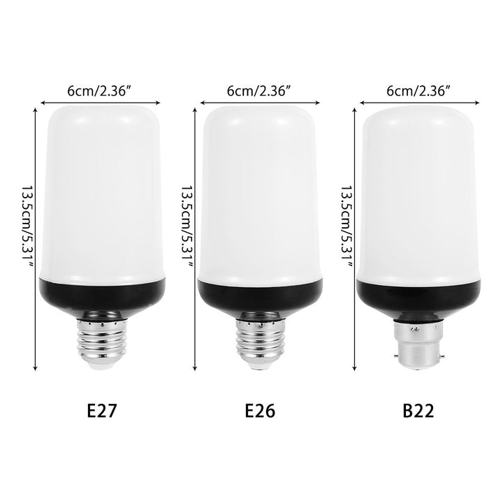 LED FLAME LIGHT PARTY LAMP - 4 MODUSER BRANN SIMULERING | Luvikno