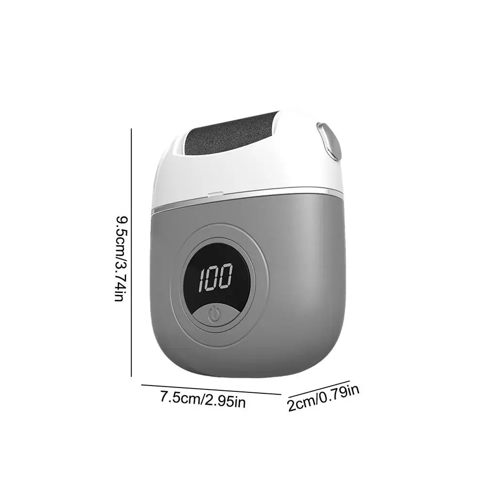 Elektrisk fotpleierulle med USB-batteri | Luvikno