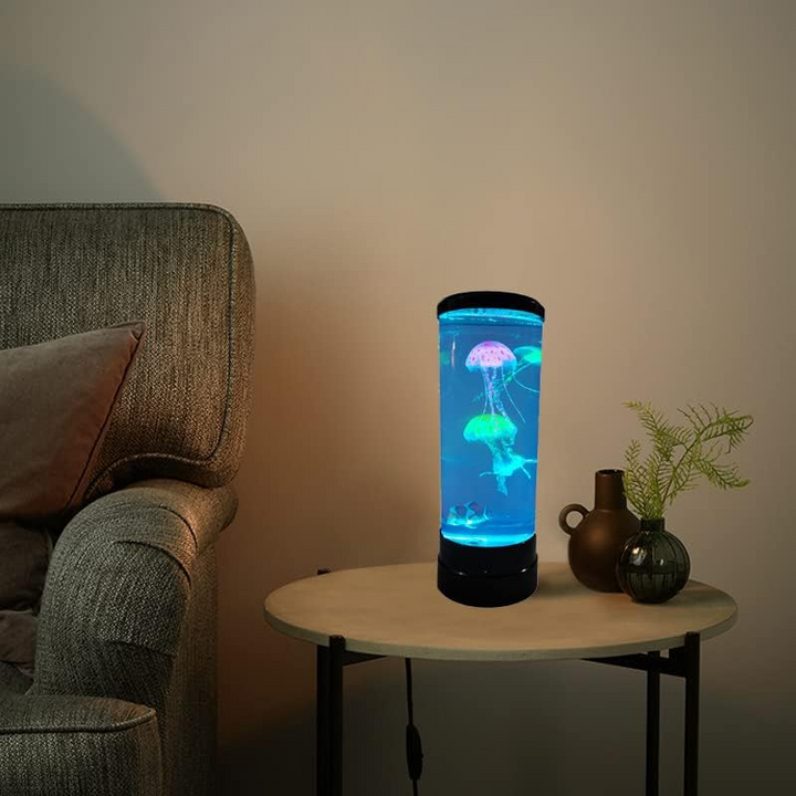 Jellyfish Akvarium Bordlampe | Luvikno