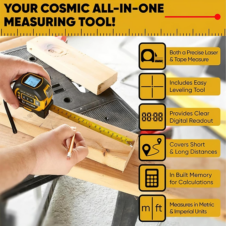 ProMeasure | Digital Laser Tape Measure | Luvikno