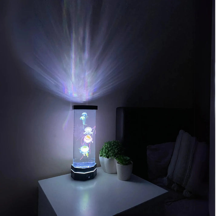 Jellyfish Akvarium Bordlampe | Luvikno