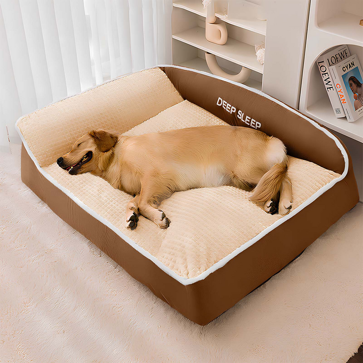 Orthopedisk hundeseng med myk, vaskbar trekk | Luvikno