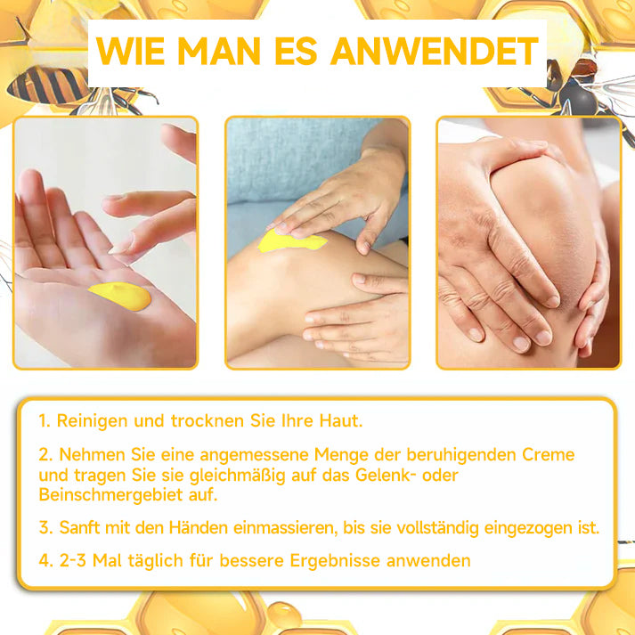 Bienen-Vital-Creme | Rask smertelindring | Luvikno