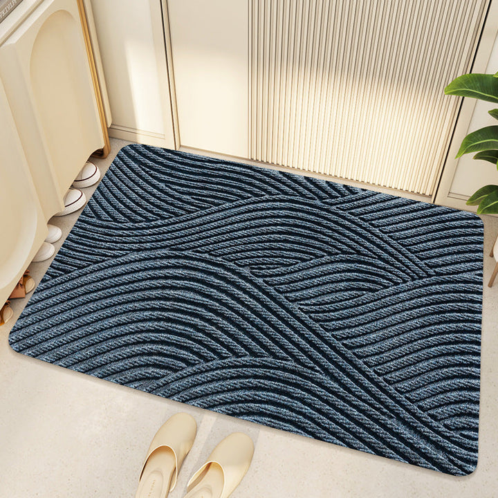 GeoCharm Mat – Geometrisk Dørmatte for Moderne Livsstil Luvikno