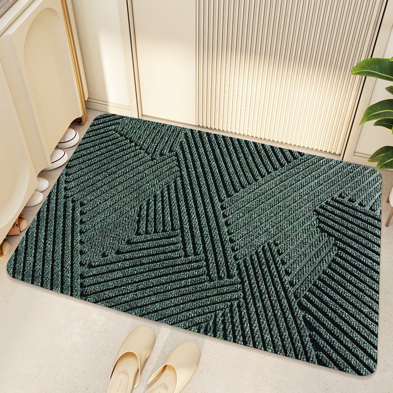 GeoCharm – Moderne Geometrisk Dørmatte for Hjemmet Luvikno