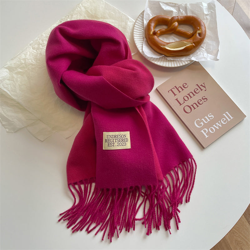 LuxeTwist Skjerf - Elegant Reversibel Pashmina Luvikno