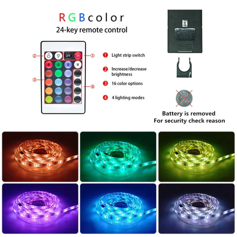 RGB LED-stripe for rom og TV Luvikno