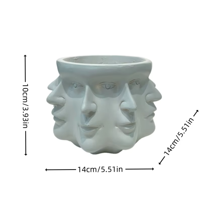 Moderne Ansiktsdesign Pot Luvikno