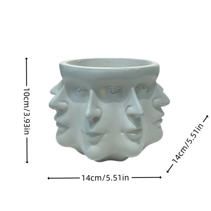 Moderne Ansiktsdesign Pot Luvikno