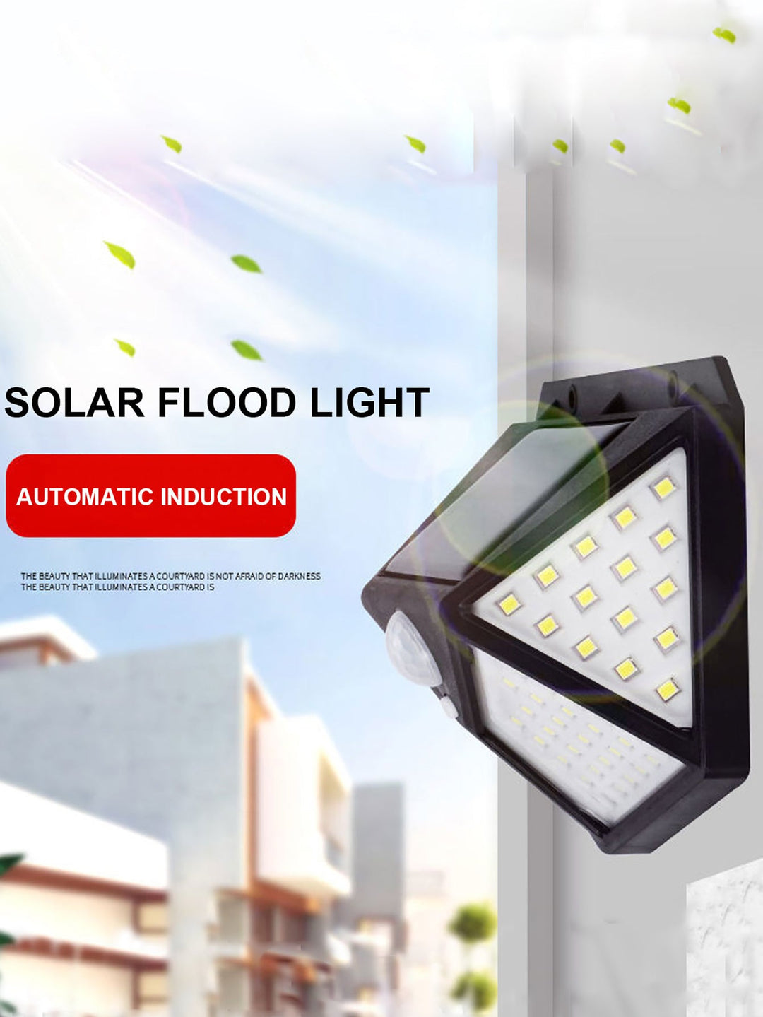 Vanntett LED Hagebelysning med Sensor Luvikno