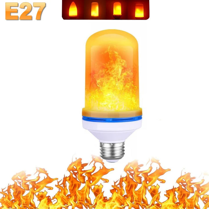 LED FLAME LIGHT PARTY LAMP - 4 MODUSER BRANN SIMULERING | Luvikno