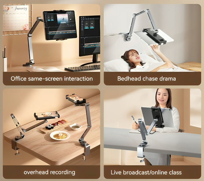 Aluminium Enhetsholder | Perfekt for Telefoner, Nettbrett & Mer | Luvikno
