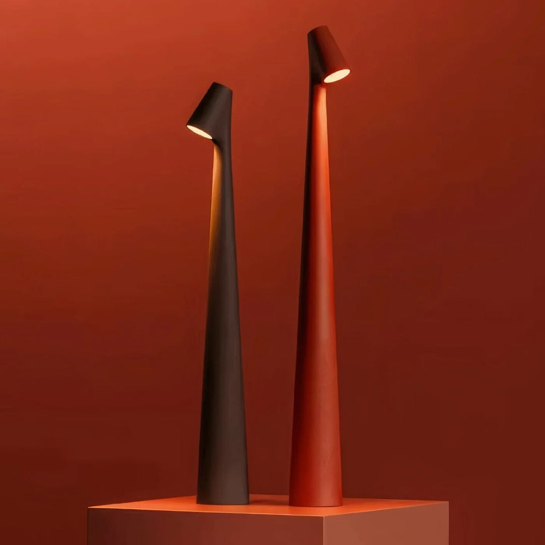 Bordlampe Moderne Rød Metall LED Lys Luvikno