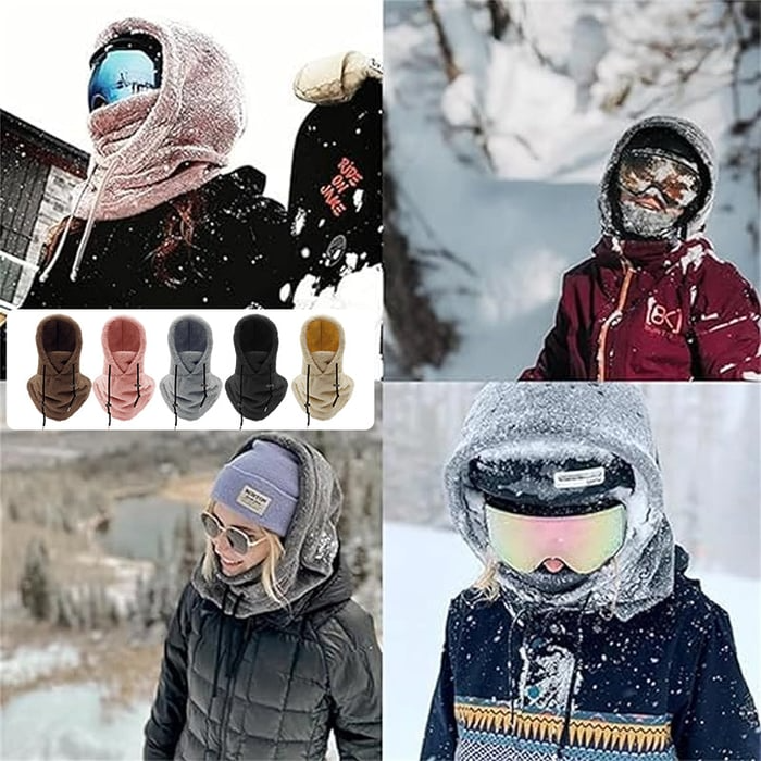 Ski maske med Sherpa hette | Luvikno