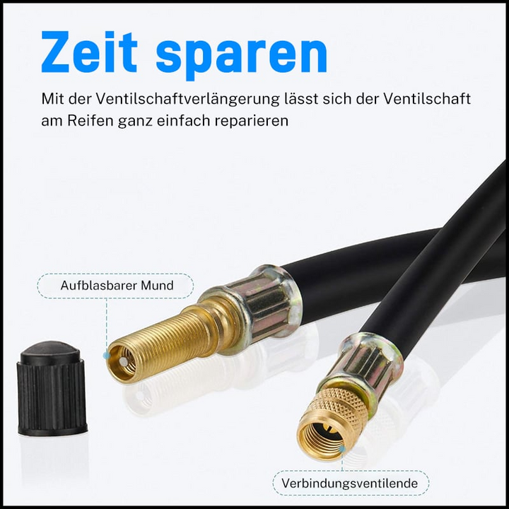 Fleksible dekkventilforlengelser | Universell passform, uanstrengt tilgang | Luvikno