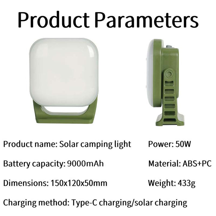 Oppladbar LED Campinglampe med Magneter Luvikno
