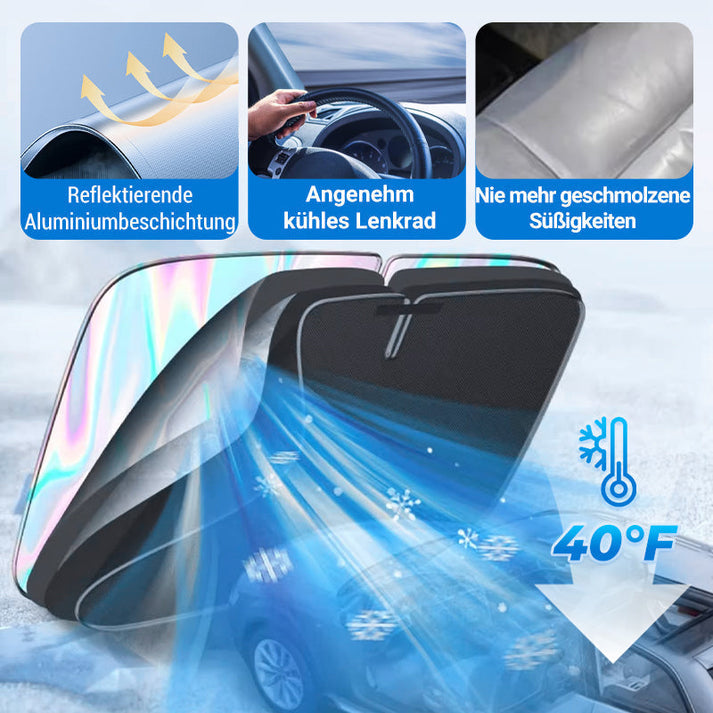 Laser-reflekterende frontrute | Slank design, rask oppsett, kompakt folding | Luvikno