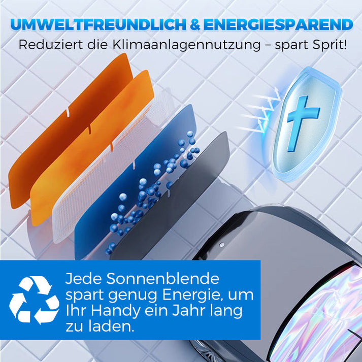 Laser-reflekterende frontrute | Slank design, rask oppsett, kompakt folding | Luvikno