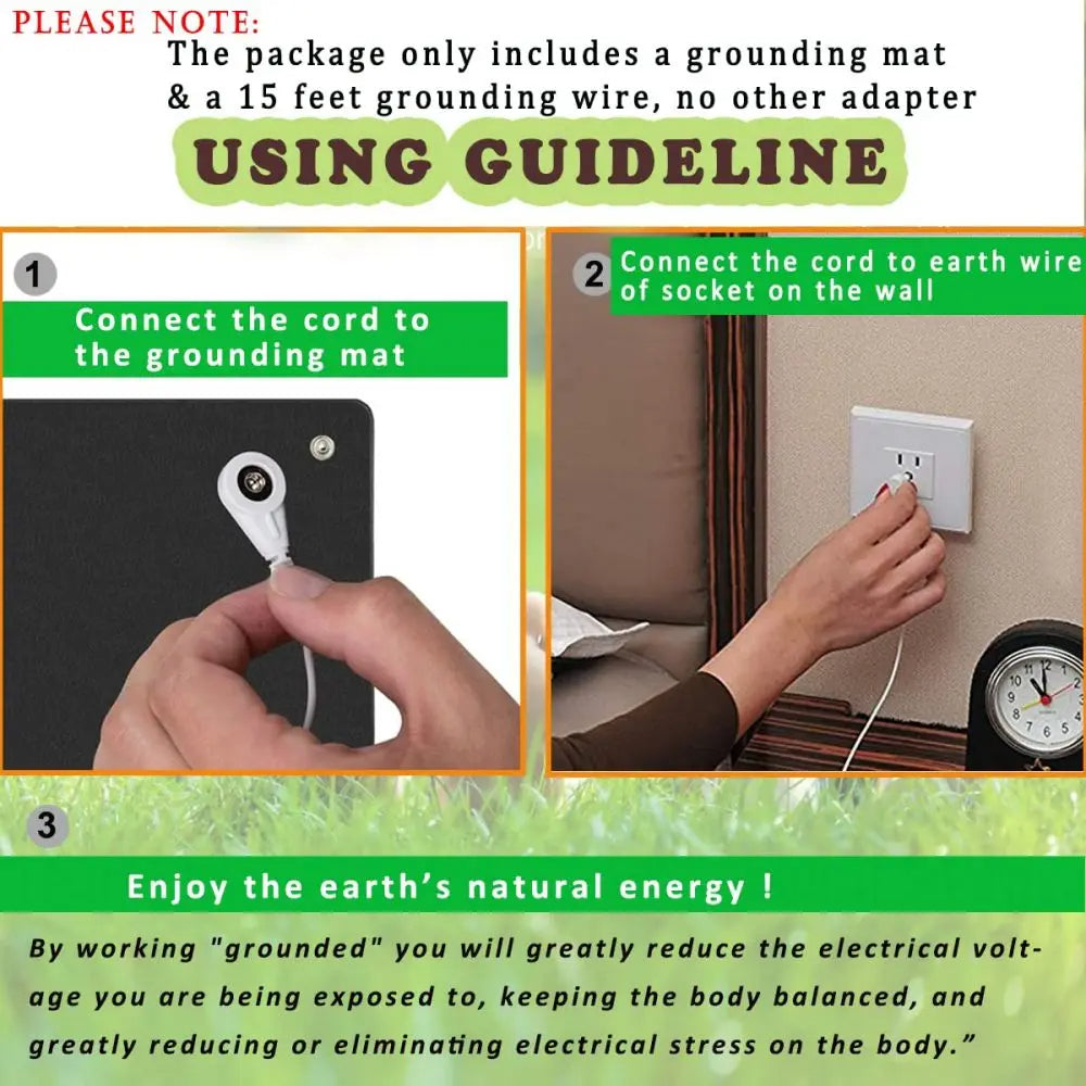 Luvikno | Grounding Mat – Earthing Pad for Sleep and Health