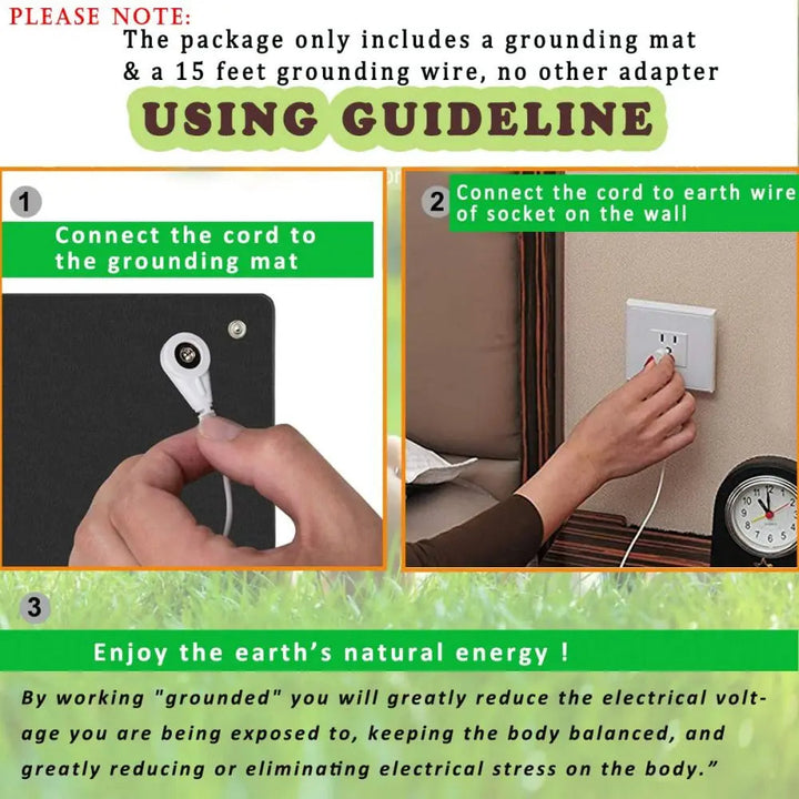 Luvikno | Grounding Mat – Earthing Pad for Sleep and Health
