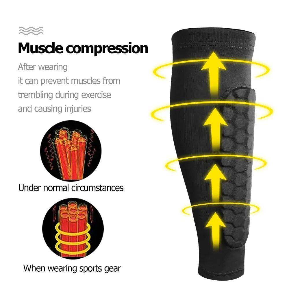 Luvikno | Shin Guards FlexGuard Pro | Støtdempende honeycomb-design | Pustende og ultralett