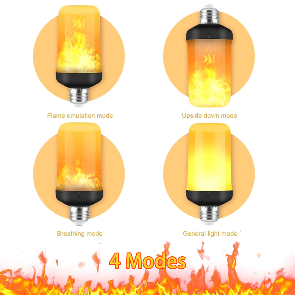 LED FLAME LIGHT PARTY LAMP - 4 MODUSER BRANN SIMULERING | Luvikno