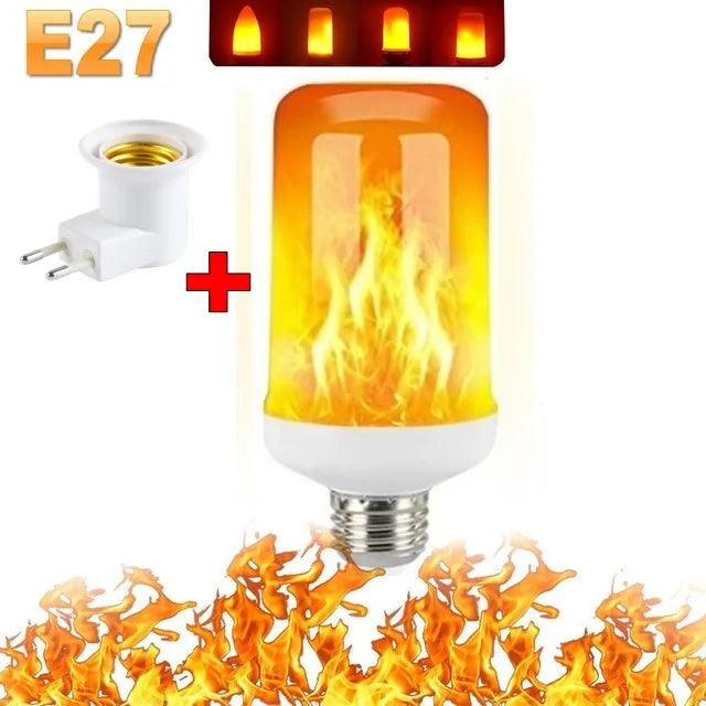 LED FLAME LIGHT PARTY LAMP - 4 MODUSER BRANN SIMULERING | Luvikno
