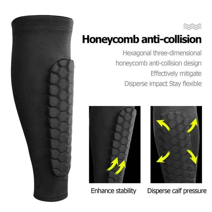 Luvikno | Shin Guards FlexGuard Pro | Støtdempende honeycomb-design | Pustende og ultralett